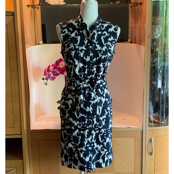 NWOT LENNIE FOR NINA LEONARD SLEEVELESS DRESS 6 - Picture 1 of 7